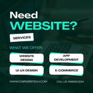 Read more about the article 🚀 CGR Web Technologies – உங்கள் டிஜிட்டல் வளர்ச்சிக்கான சரியான துணை
