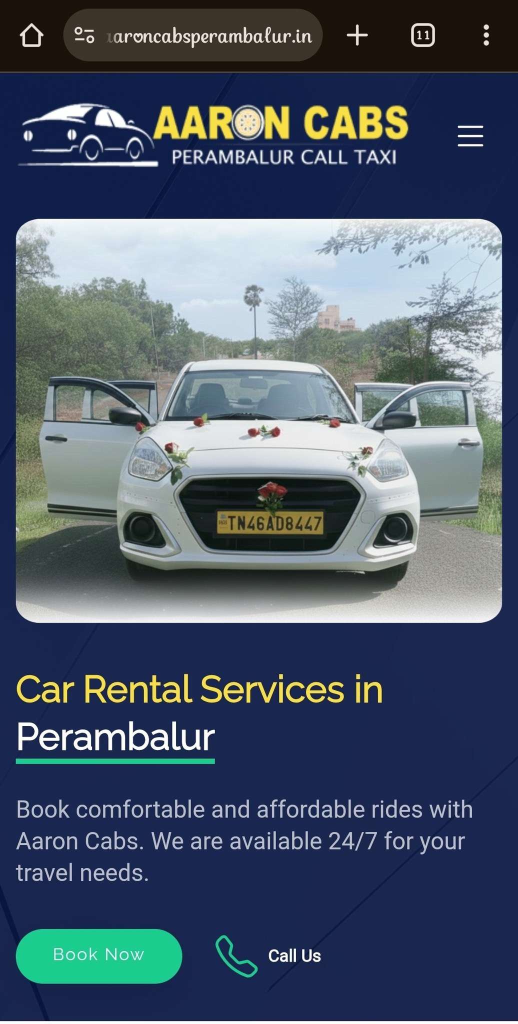 You are currently viewing Aaron Cabs Perambalur – New Website Successfully Launched